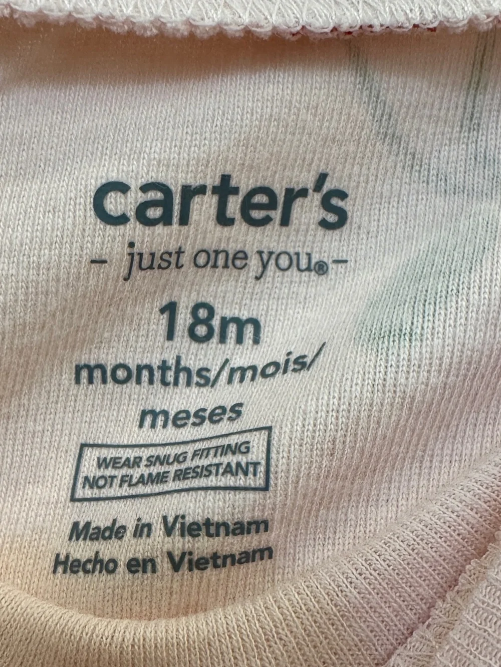 2- Carter's Baby Toddler Girl Shirts Red & Pink Hearts & Pink  & Cherries 18 Mo